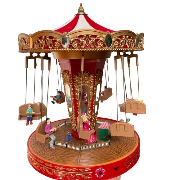 Mr Christmas Merry Brite Swing Carousel Music Not Working Vintage Decor READ - Picture 14 of 16